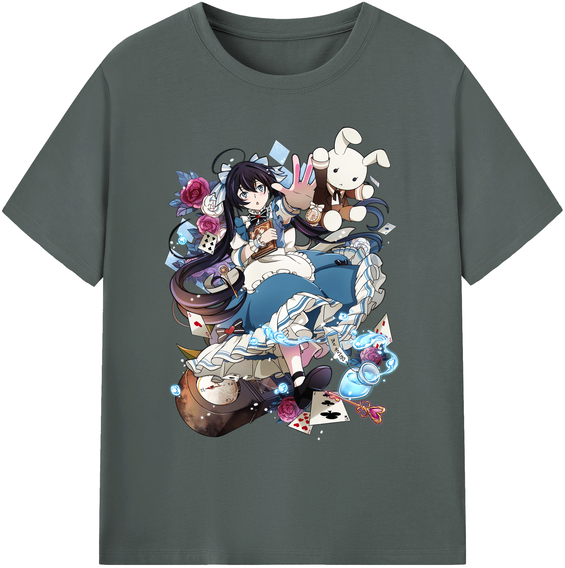 （画像用） 文豪ストレイドッグス Bungo Stray Dogs 綿100％ メンズ半袖Tシャツ｜肌触りやわらか＆通気性